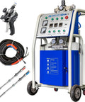 Plug And Play 14KW Pneumatic Polyurea And Polyurethane Foam Spray Unit 220V with foam gun, hoses and nozzles.