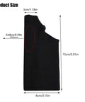 Wrist Thumb Compression Arthritis Gloves 1 Pair Breathable Wrist Support Fingerless Glove With Gel Thumb Pads size chart