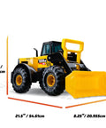 Steel Front Loader Toy Truck For Kids Ages 3 And Up, Built Tough With A Steel Frame And Sturdy Plastic, Realistic Loader Action