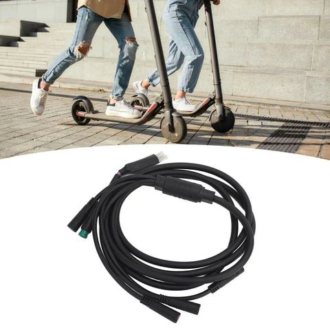 Electric Scooter Wiring Harness With Copper Core Wire, Ride-Ready Dual Brake Handle Interface And Accelerator Port