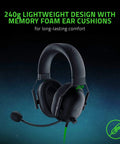 Dope Gaming Headset With 7.1 Surround Sound And 50mm Drivers Memory Foam Cushions And Closed Ear Cups For PC PS4 PS5 Switch 3.5mm Audio Jack Noise Cancellation For Immersive Play, showcasing lightweight design with memory foam ear cushions.