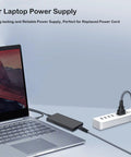 Heavy Duty Six Point Six Foot Two Prong AC Power Cord Seven Amps 125 Volts 18 AWG Replacement Cable for laptop power supply