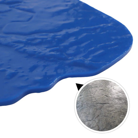 Pro Grade PU Concrete Stamp Mold Seamless Texture Mat For Stone Slate Wall And Floor Surfaces Durable Cement Texturing Tool For Quick Imprinting And Realistic Stone Look close-up view