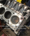 Cylinder Head Alignment Pins Kit, 4 Piece Dowel Pins For Gen 3 4 5 LS LT Engines showing engine assembly