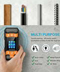Dead On 4 In 1 Stud Finder Wall Scanner With Laser Range Finder for accurately locating wood studs and metal conduits.