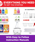 Hands On Science Kit For Kids Aged 4 To 8 With 100 Plus Experiments, STEM Educational Toy For Learning At Home components