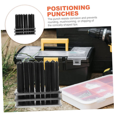 Cylindrical Punch Tool Set With Transfer Punch Kit Oxide Finish for Durability Pro Grade for Machinists and Home Projects
