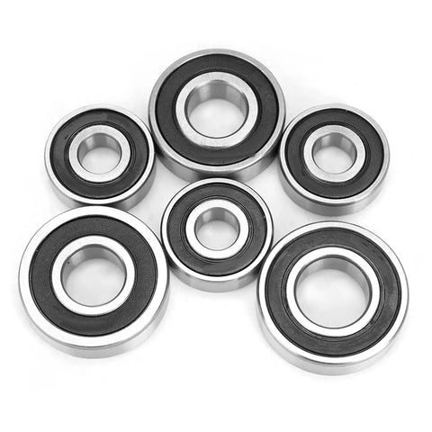 Heavy Duty Transmission Bearing Set For GY6 Scooters Straight Swap Rebuild Kit Precision Machined Stainless Steel Gearbox Parts Built Tough For Hassle Free Install And Smooth Reliable Riding