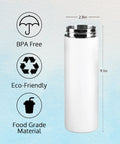 4 Pack White 20 Oz Sublimation Stainless Steel Tumblers With Sippy Lid And Straw, Heat Press Ready, BPA free and eco-friendly