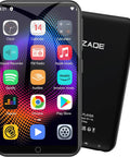 All In One Bluetooth WiFi MP3 Player With Android OS 4 Inch Touch Screen 80GB Storage Spotify Music And Video Player Built In Speaker FM Radio MP4 Player For Kids Reads Ebooks And Offline Content showing app icons