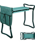 Folding Garden Kneeler And Seat With Free Tool Pouches For Easy Weeding, EVA Foam Knee Pad Keeps Clothes Clean, Sturdy And Lightweight Bench