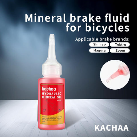 All In One Hydraulic Brake Bleed Kit With 120ml Mineral Oil, Funnel, Syringes And Adapters For MTB And Road Disc Brakes bottle