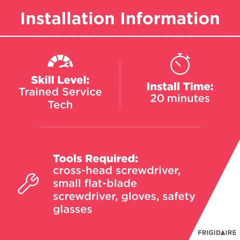 Installation info for Latch Hook Switch Holder For Microwave Ovens Black Replacement Part - 20 min install, tools listed