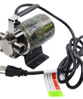 Heavy Duty 115V Electric Utility Water Transfer Pump Hauls 330 Gallons Per Hour Without Breaking A Sweat For Basement Drainage Pool Cleanup And Backyard Irrigation Work, showing a compact design with camouflage finish.