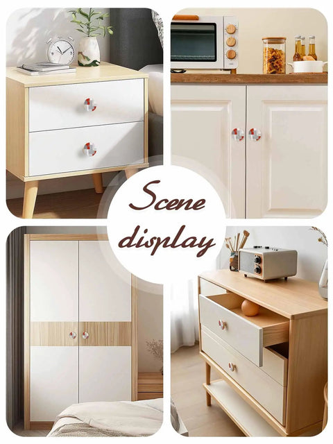 Top Shelf 2 Piece Cabinet Knobs Featuring Sleek Abstract Graffiti Prints In Bold Red And Charcoal Grey Solid Beech Wood Drawer Pulls For Kitchen Cupboard Doors Smooth To The Touch With Killer Durability And Pure Dope Style in various modern furniture settings.