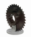 Tough As Nails ANSI Number 50 Pitch Roller Chain Sprocket With Thirty Tooth Single Strand Setup featuring split taper bore.