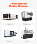 Image showing cutting, grinding, milling, and drilling machines compatible with Two Pack 25 Mm By 1000 Mm Linear Motion Rods.