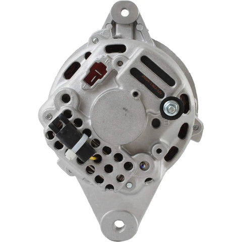 12 Volt 50 Amp Marine Inboard Alternator Drop In Replacement With IR Regulator And EF Fan ARCO MARINE Compatible Back View