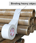 White duct tape 3 inch wide, heavy duty industrial grade 55 yards, waterproof and UV resistant, binding heavy objects