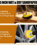 174 Piece 3 Inch Sanding Discs Kit With Polishing Accessories Grit Range 60 Through 10000 on wood and car wheel