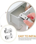 Installing Stainless Steel Glass Door Hinges 4 Pack, Shower Door Pivot Hinges For 5 To 7mm Glass, Easy Fit