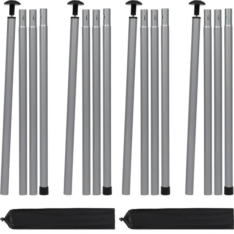 Metal poles and storage bags for Bug Proof Camping Screen Tent With Mosquito Netting, Spacious 11.8 By 6.6 By 6.2 Ft Interior, Fits 4 To 6 People