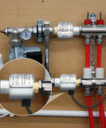 12V Solenoid Valve For LPG Propane 1/4 NPT Inlet Outlet 180 Degree Lock Off in piping system