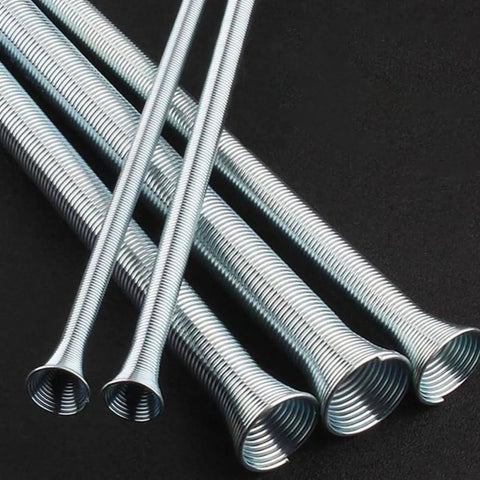 GanaZone 5 Pc Steel Coil Pipe Bender Tool Set For 6Mm 8Mm 10Mm 12Mm 16Mm Copper Tubes, showing durable steel pipes for bending.