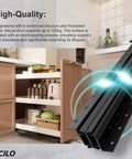 Undermount Heavy Duty Drawer Slides 20 Inch Full Extension 260 Lb Ball Bearing, concealed bottom mount runner in black steel for kitchen cabinet storage