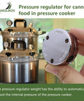 Pressure Cooker Regulator Weight That Fits All American Canners From 10.5Qt To 41.5Qt, No-Fuss Auto Pressure Control Valve
