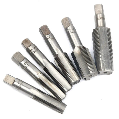 Set of 6 taps from 114 Piece Oil Pan Drain Sump Plug Key Thread Repair Tool Kit compatible with VW BMW Ford Honda Toyota Renault and more.