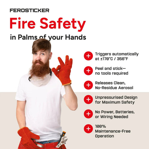 Keep Your Place Secure With Automatic Fire Extinguisher Two Pack Boasting Hella Fast Thermal Activation And Totally Wire Free Aerosol Fire Suppression Unit That Just Works