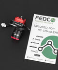 SCX24 Brushless Beast Power Upgrade QUICRUN Outer-1621SL 3500KV Motor and Transmission Kit with flyer