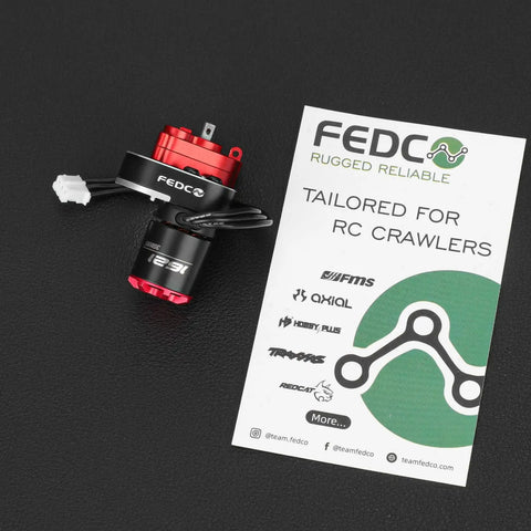 SCX24 Brushless Beast Power Upgrade QUICRUN Outer-1621SL 3500KV Motor and Transmission Kit with flyer