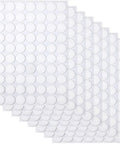Clear 20mm Round Sticky Dots 560 Count Double Sided Adhesive Dots Reusable Water Resistant No Residue Transparent craft sheets