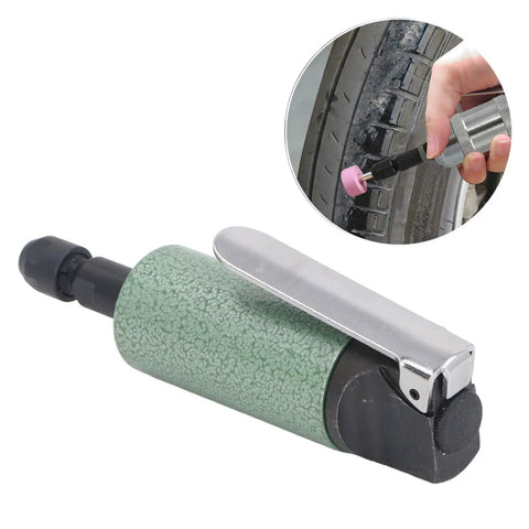 Pro Level Air Die Grinder 25000 RPM Knuckle Friendly Pneumatic Polisher for detailed tire work and finishing.