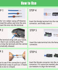 Get The Ultimate 53 Sets Weather Pack Connectors Kit With Crimping Tools And Terminal Removers For Auto Wiring Repairs In One Sleek Storage Case. How to use guide for waterproof wire connectors, crimping and terminal insertion