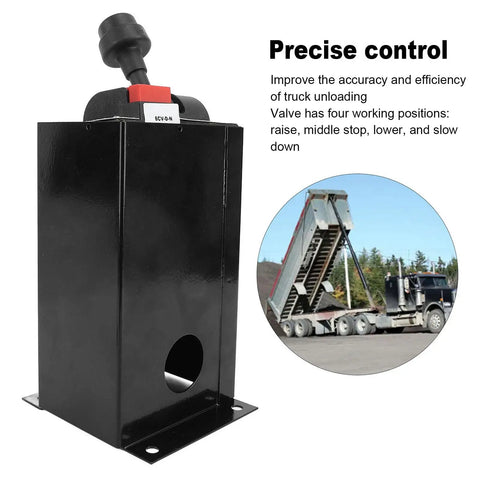 Complete PTO Switch Kit For Dump Trucks With 6 Hole 4 Gear Switch Heavy Duty Hydraulic Control Valve Console Tower