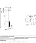 Pack Of Three 1/4-20 By 3-1/4 Inch Ti-6Al-4V Titanium Socket Head Cap Screws Grade 5 Heavy Duty Bolts detailed technical drawing.