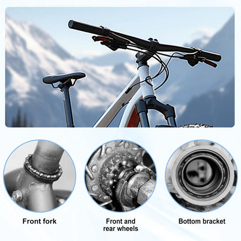 4 Pack Universal Bike Ball Bearings Set For Front Fork And Headset High Strength Steel Durable Replacement for Smooth Cycling