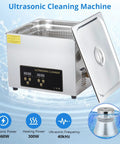 Pro 15 Liter Ultrasonic Cleaner Machine With Heater And Digital Timer for efficient cleaning of jewelry and industrial parts.