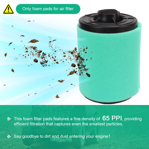 High Flow Green 65 PPI Foam Air Filter Material Replacement For ATV And Dirt Bike Air Filters BF-1 Compatible with filtration illustration