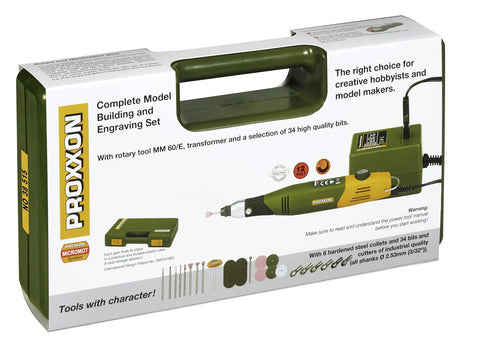 Box of DIY Friendly Model Building And Engraving Tool Set For Milling Drilling Routing Polishing Cutting Sawing Engraving And Carving
