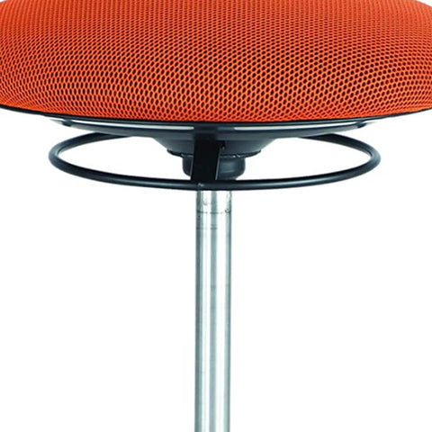 Twixt Active Seating Orange For All Day Move And Better Posture With Ergonomic Support Flexible Ring Under Base