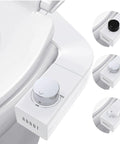 Ultra Slim Bidet Attachment For Toilet With Dual Nozzles For Feminine And Posterior Wash, Easy Left Or Right Hand Install