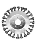 6 Inch Plus 8 Inch Steel Wire Trimmer Head For Weed Eater And Wheel Brush Cutter Heavy Duty Manganese Steel Top View