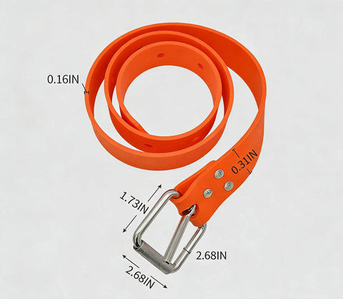 Adjustable Quick Dry Silicone Weight Belt For Scuba Freediving Snorkeling And Water Sports With Stainless Steel Buckle Durable Flexible Silicone For Steady Buoyancy And All Day Comfort.