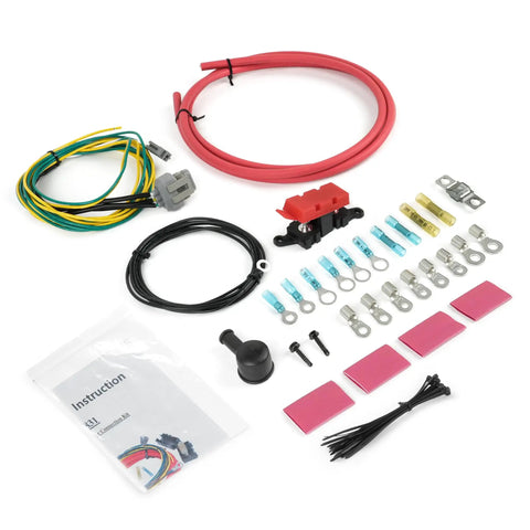 3G Alternator Conversion Harness Kit With Heavy Gauge Wiring For Ford F Series 1984 Upgrades From 1G And 2G To 3G Prewired 3 Pin ASI D Shaped Connector Simple Install For F 150 F 250 Super Duty Ranger Bronco Mustang Electrical System Upgrade including wires, connectors, and instruction manual.