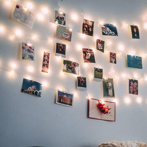 Cozy 17 Foot Fairy String Lights With 50 LEDs And Clear Clips For Dorm Rooms Bedroom Decor And Weddings Create Romantic Vibes