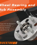 Rear Wheel Hub And Bearing Set For Honda Civic 2001 To 2005 DX GX HX LX 4 Lug Without Abs Left And Right Pair Replacement